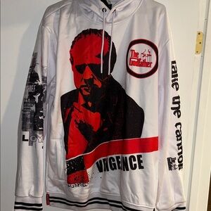 Members Only THE GODFATHER White Hoodie NWT